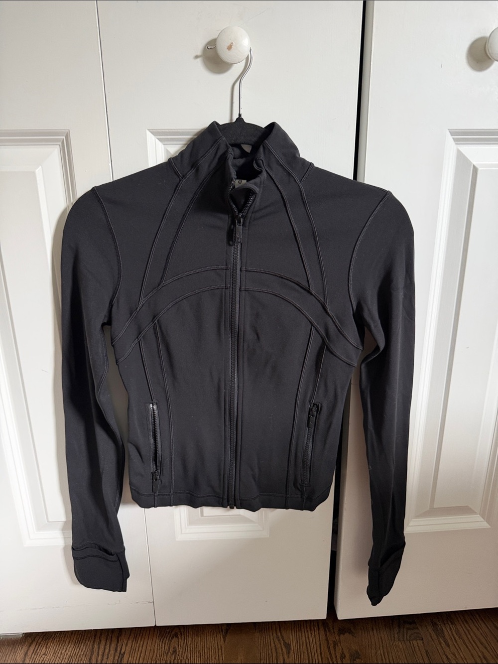 Black Women's Zip Up Jacket